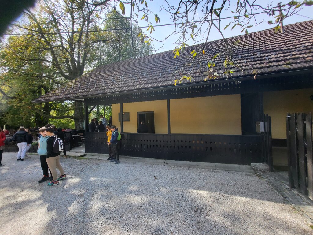 View of the building on Rožnik Hill in Ljubljana that houses the Ivan Cankar Memorial Room